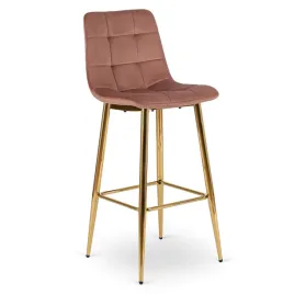 rozowy-hoker-welurowy-z-oparciem-glamour-zloty-do-jadalni-ariel