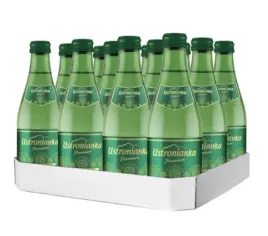 ustronianka-premium-woda-zrodlana-niegazowana-12-x-330-ml-butelka-szklana