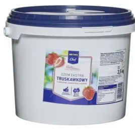 metro-chef-dzem-ekstra-truskawkowy-o-obnizonej-zawartosci-cukrow-35-kg