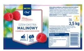 metro-chef-dzem-ekstra-malinowy-o-obnizonej-zawartosci-cukrow-35-kg