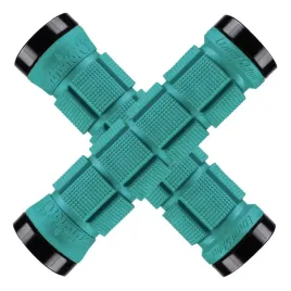 chwyty-rowerowe-lizard-skins-dual-clamp-lock-on-northshore-teal