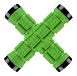 chwyty-rowerowe-lizard-skins-dual-clamp-lock-on-northshore-lime-green