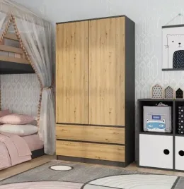 szafa-z-polkami-i-szufladami-180cm-antracyt-z-artisanem