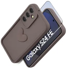 etui-do-samsung-s24-fe-silikonowe-matowe-serce-szklo-ochronne-na-ekran-9h