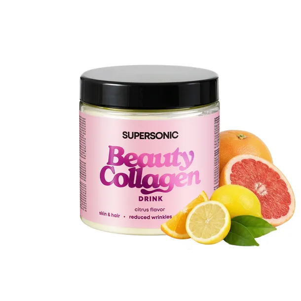 KOLAGEN RYBI Collagen Beauty Drink SUPERSONIC Owoce cytrusowe Peptan 185 g
