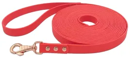 smycz-miejska-dla-sredniego-psa-wodoodporna-koralowy-400cm-4m-tasma-15cm