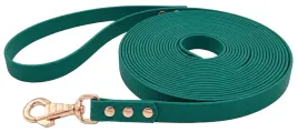 smycz-miejska-dla-sredniego-psa-wodoodporna-zielona-500cm-5m-tasma-15cm