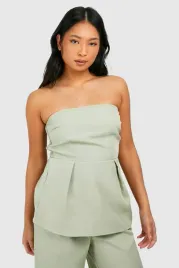 d4b101-zielony-top-z-gumka-boohoo-m