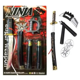zestaw-mini-ninja-miecz-nunchaku-shurikeny-dla-dzieci