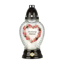 znicz-na-cmentarz-szklany-serce-dla-kochanej-mamy-czarny-27cm-z-wkladem