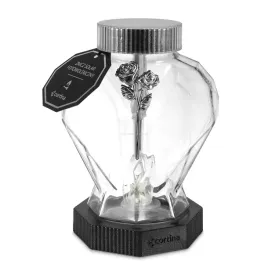 znicz-solarny-szklany-serce-led-granitowa-roza-22-cm