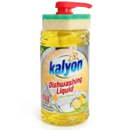 plyn-do-mycia-naczyn-kalyon-cytrynowy-z-pompka-i-gabka-extra-strong-1l