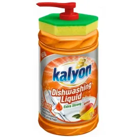 plyn-do-mycia-naczyn-kalyon-mango-z-pompka-i-gabka-extra-strong-1l