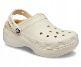 crocs-damskie-ocieplane-buty-chodaki-platforma-classic-lined-clog-42-43