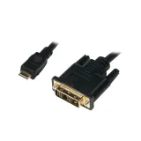 logilink-mini-hdmi-dvi-d-m-m-2m-czarny