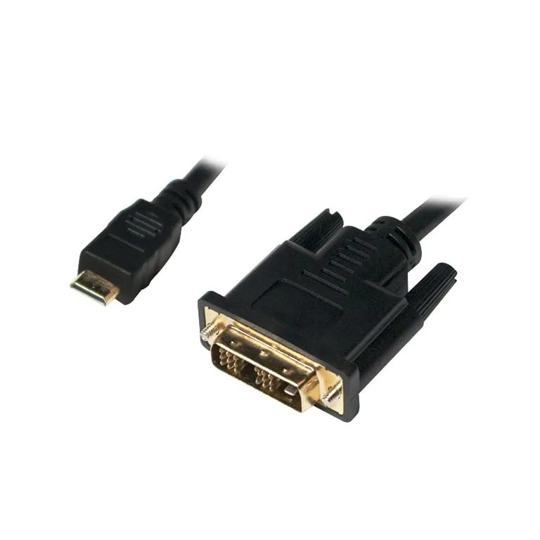logilink-mini-hdmi-dvi-d-m-m-2m-czarny