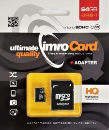 imro-10-64g-uhs-i-adp-pamiec-flash-64-gb-microsdhc-klasa-10