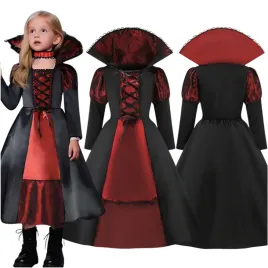 stroj-wampirzycy-sukienka-choker-drakula-kompletny-zestaw-halloween-bal