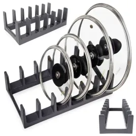 stojak-pokrywki-talerze-organizer-kuchenny-czarny