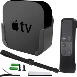 uchwyt-scienny-na-apple-tv-4k-hd-czarny-etui-gumowe-na-pilot-4-5-gen