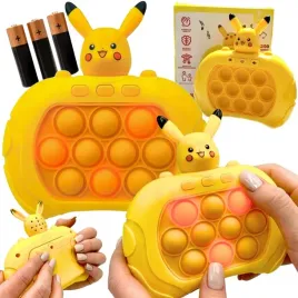 gra-zrecznosciowa-klikus-pop-it-antystresowa-elektryczna-zolta-konsola