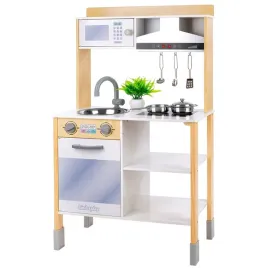 drewniana-kuchnia-dla-dzieci-kinderplay-interaktywny-okap-akcesoria-100cm