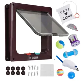 drzwiczki-dla-psa-kota-drzwi-wahadlowe-klapa-duza-braz-l