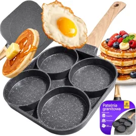 patelnia-wielofunkcyjna-do-jajek-plackow-nalesnikow-4-otwory-granitowa-19cm