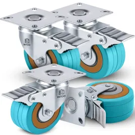 4x-kolka-obrotowe-kola-75-mm-gumowane-rolki-skretne-z-hamulcem-chrom-zestaw