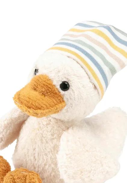 zabawka-przytulanka-mini-kaczka-edda-lou-z-czapka-sterntaler-material-plastik