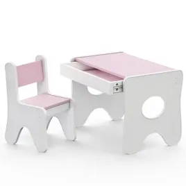 stolik-i-krzeselko-z-szuflada-rozne-kolory