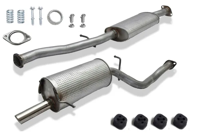 SUBARU FORESTER 2.0 2.5 2005-2008 MAX KPL.TŁUMIKI TŁUMIK ŚRODKOWY KOŃCOWY