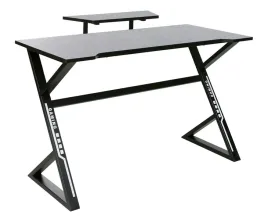 biurko-gamingowe-mlodziezowe-b21-fx-czarne-na-metalowych-nogach