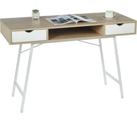 biurko-na-bialym-metalowym-stelazu-b18-fx-blat-kolor-dab-sonoma-szuflady