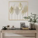 homcom-dekoracja-scienna-obraz-liscie-70x70cm