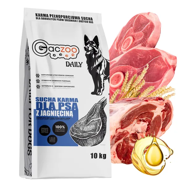 Gaczoo karma sucha jagnięcina 10 kg