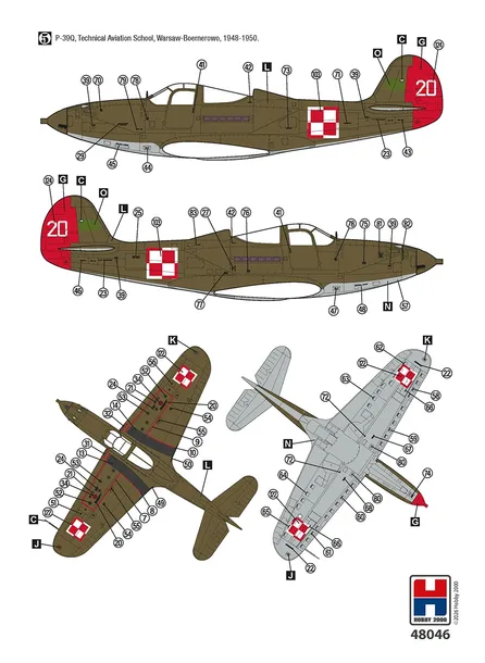 samolot-p-39q-n-airacobra-eastern-front-model-48046-hobby-2000-stan-nowy