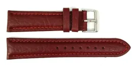 pasek-chermond-20-mm-b012-bordowy-pasek-czerwone-przeszycie