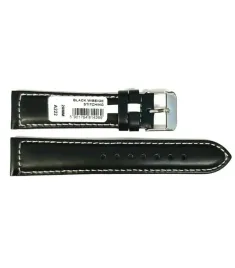 pasek-chermond-20-mm-a222-gladki-czarny-pasek-biale-przeszycie