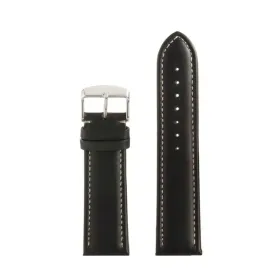 pasek-chermond-22-mm-a231-gladki-czarny-pasek-biale-przeszycie