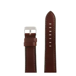 pasek-chermond-22-mm-a257-gladki-ciemnobrazowy-pasek-brazowe-przeszycie