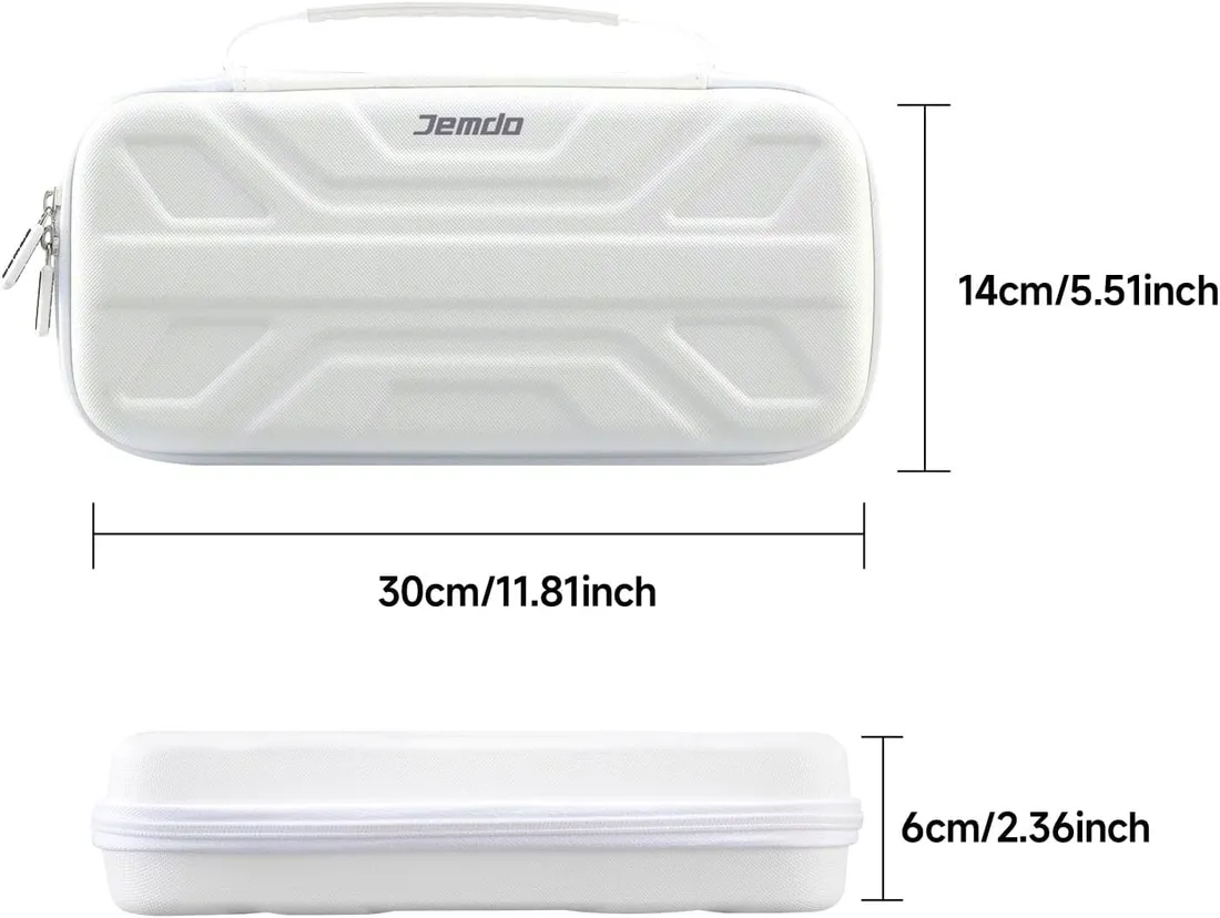 jemdo-etui-do-nintendo-switch-2-2025-sztywne-mecha-case-biale-stan-nowy