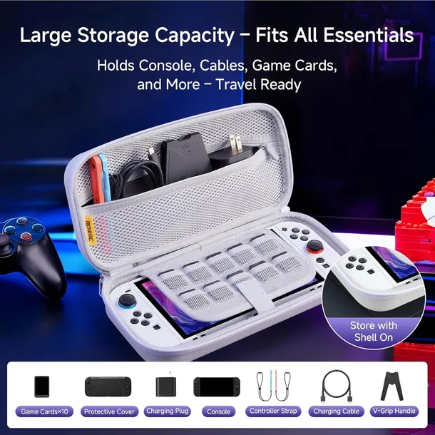 jemdo-etui-do-nintendo-switch-2-2025-sztywne-mecha-case-biale-stan-nowy-typ-etui