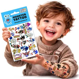 tatuaze-dla-dzieci-zmywalne-tymczasowe-sonic-wzory-zestaw-jakosc