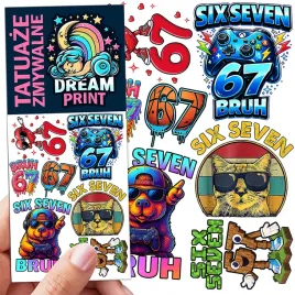 tatuaze-zmywalne-dla-dzieci-dzieciece-67-six-seven-kapibara-viral-wzory