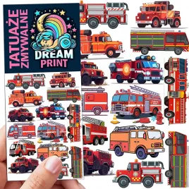 tatuaze-zmywalne-dla-dzieci-dzieciece-straz-pozarna-pojazdy-wzory-jakosc