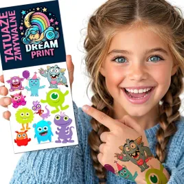 tatuaze-zmywalne-dla-dzieci-dzieciece-monsters-potwory-super-jakosc