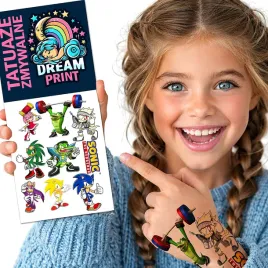 tatuaze-zmywalne-dla-dzieci-dzieciece-sonic-wzory-wodne