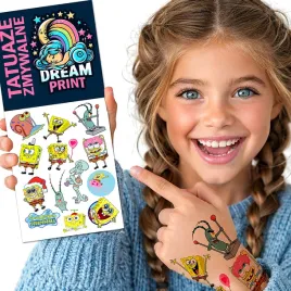 tatuaze-zmywalne-dla-dzieci-dzieciece-spongebob-jakosc-wzory
