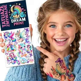 tatuaze-zmywalne-dla-dzieci-dzieciece-jednorozce-unicorn-kon-wzory-jakosc